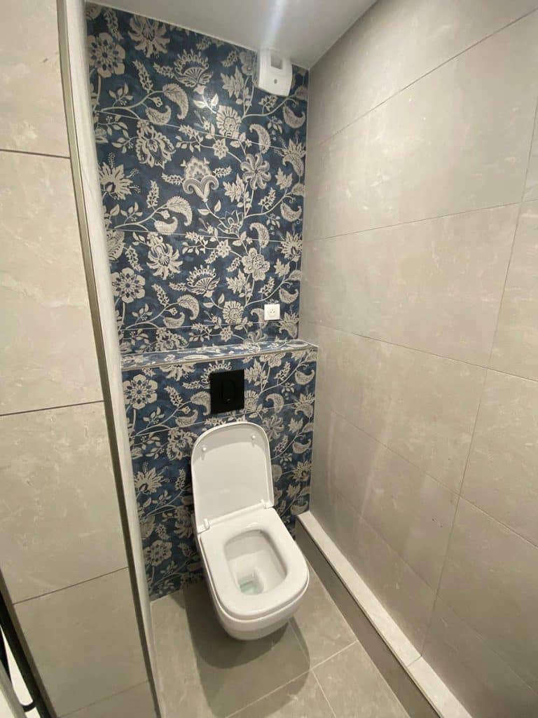 travaux renovation toilettes colombes 92